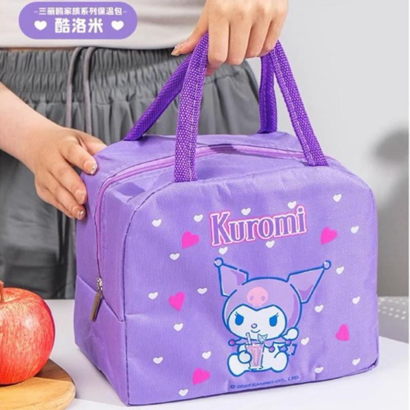 【台灣現貨🎁J&E比選物店】正版 三麗鷗 大容量 保溫 便當袋 保溫袋 餐袋 保冷袋 午餐袋 三麗鷗午餐袋 三麗鷗便當袋-細節圖6