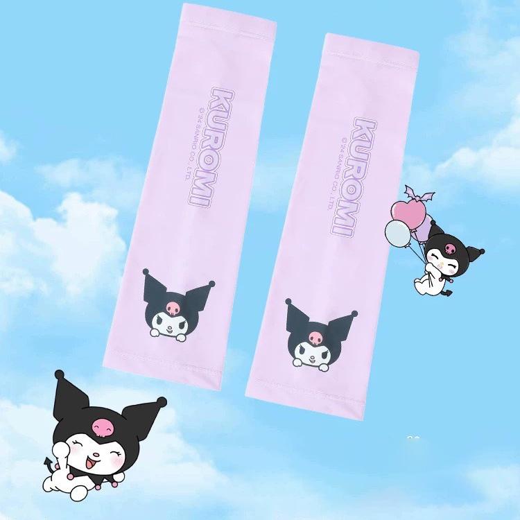 【台灣現貨🎁J&E比選物店】正版 三麗鷗 兒童冰絲袖套 防曬袖套 涼感袖套 冰絲袖套 袖套 戶外防曬 防紫外線-細節圖9