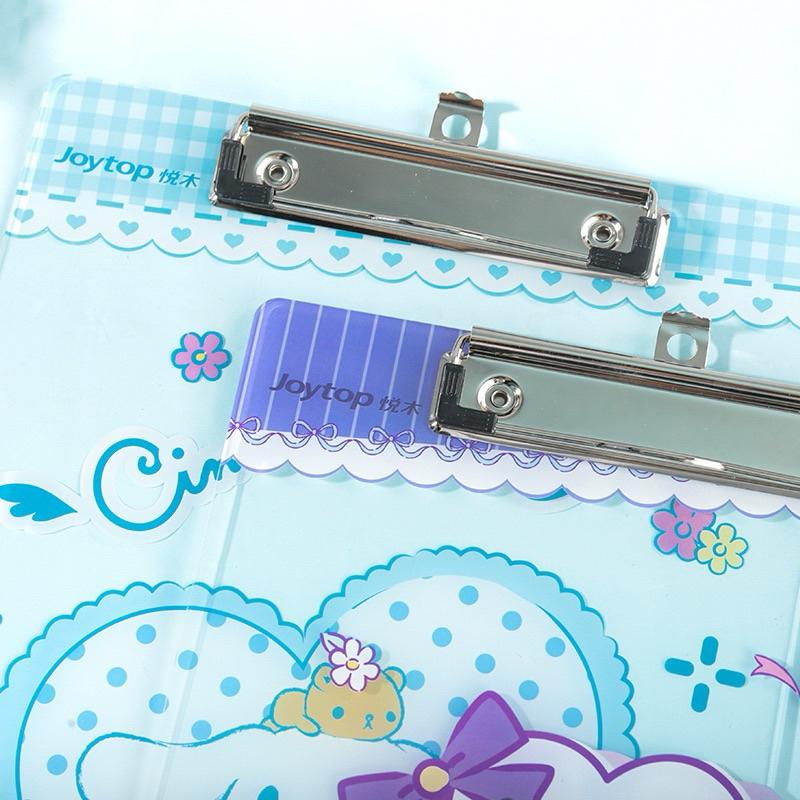 【台灣現貨🎁J&E比選物店】正版 三麗鷗 A4 板夾 壓克力 文件夾 壓克力板夾 文件夾板 文件板夾 庫洛米 文具-細節圖2