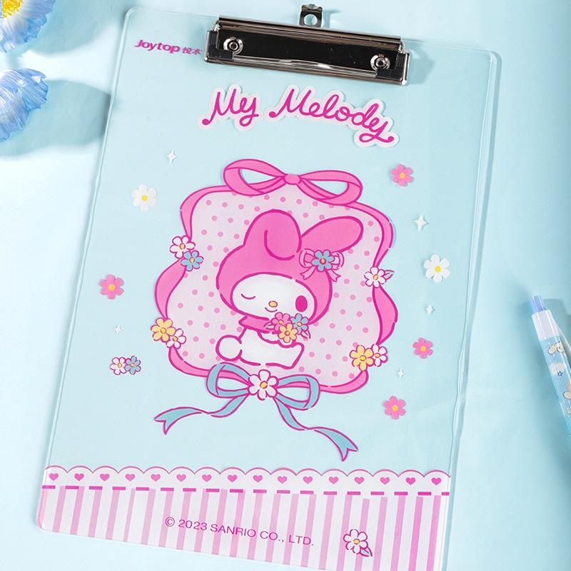 【台灣現貨🎁J&E比選物店】正版 三麗鷗 A4 板夾 壓克力 文件夾 壓克力板夾 文件夾板 文件板夾 庫洛米 文具-細節圖4