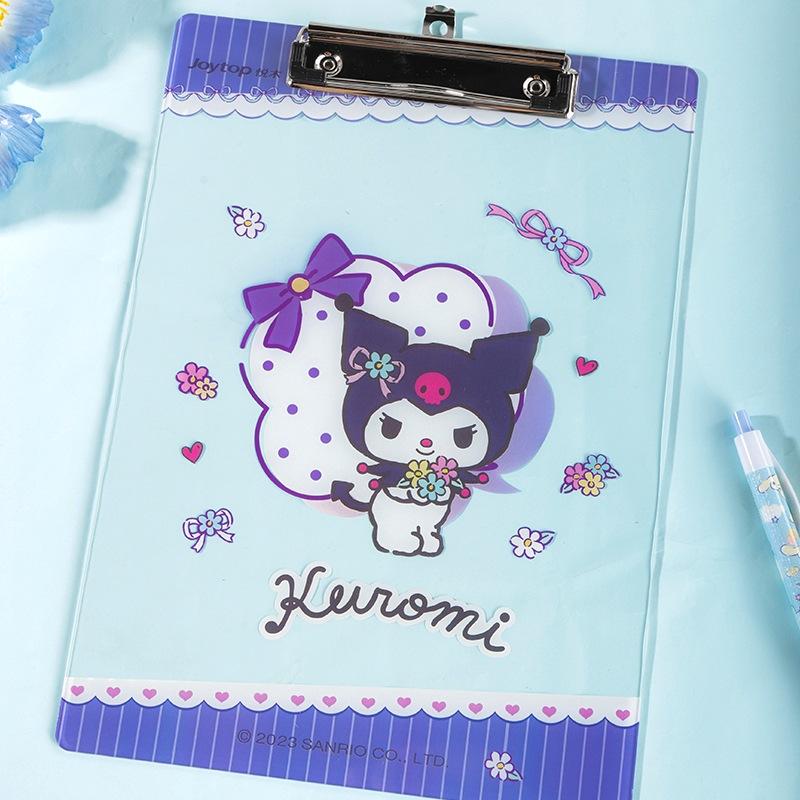 【台灣現貨🎁J&E比選物店】正版 三麗鷗 A4 板夾 壓克力 文件夾 壓克力板夾 文件夾板 文件板夾 庫洛米 文具-細節圖5