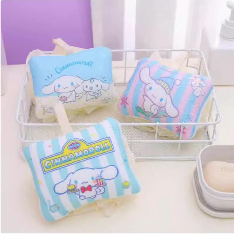 【台灣現貨🎁J&E比選物店】正版 三麗鷗 浴球 沐浴球 沐浴刷 沐浴手套 洗澡球 搓澡球 搓澡 澡球 庫洛米 大耳狗-細節圖7