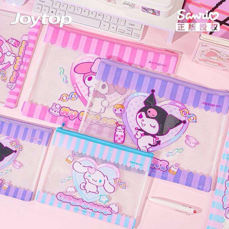 【內有新款🎁J&E比選物店】正版 三麗鷗 A4 A5 文件袋 文件分類袋 拉鍊袋 資料袋 收納袋 考卷袋 文件夾 庫洛米-細節圖8