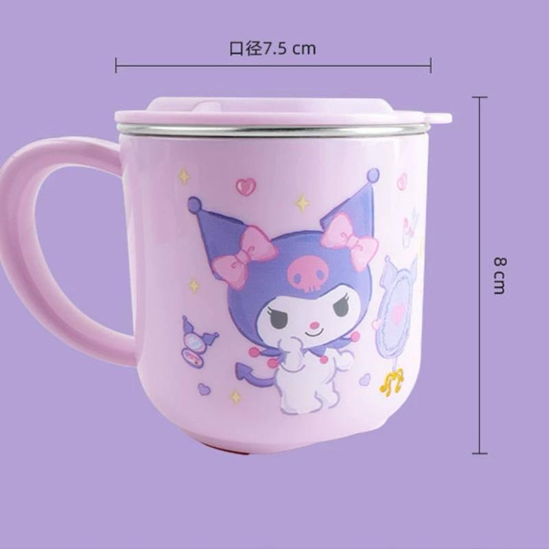 【台灣現貨🎁J&E比選物店】正版 三麗鷗 304 不銹鋼 260mL 兒童水杯 水杯 不銹鋼杯 杯蓋 喝水杯 雙層水杯-細節圖8