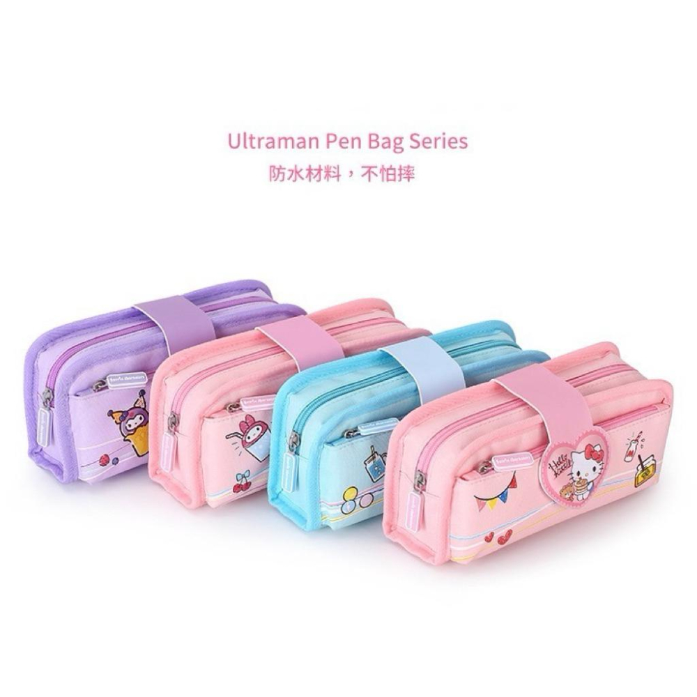 【台灣現貨🎁J&E比選物店】正版 三麗鷗 EVA 防水 大容量 鉛筆盒 筆袋 文具收納 文具 收納盒 鉛筆收納 庫洛米-細節圖2