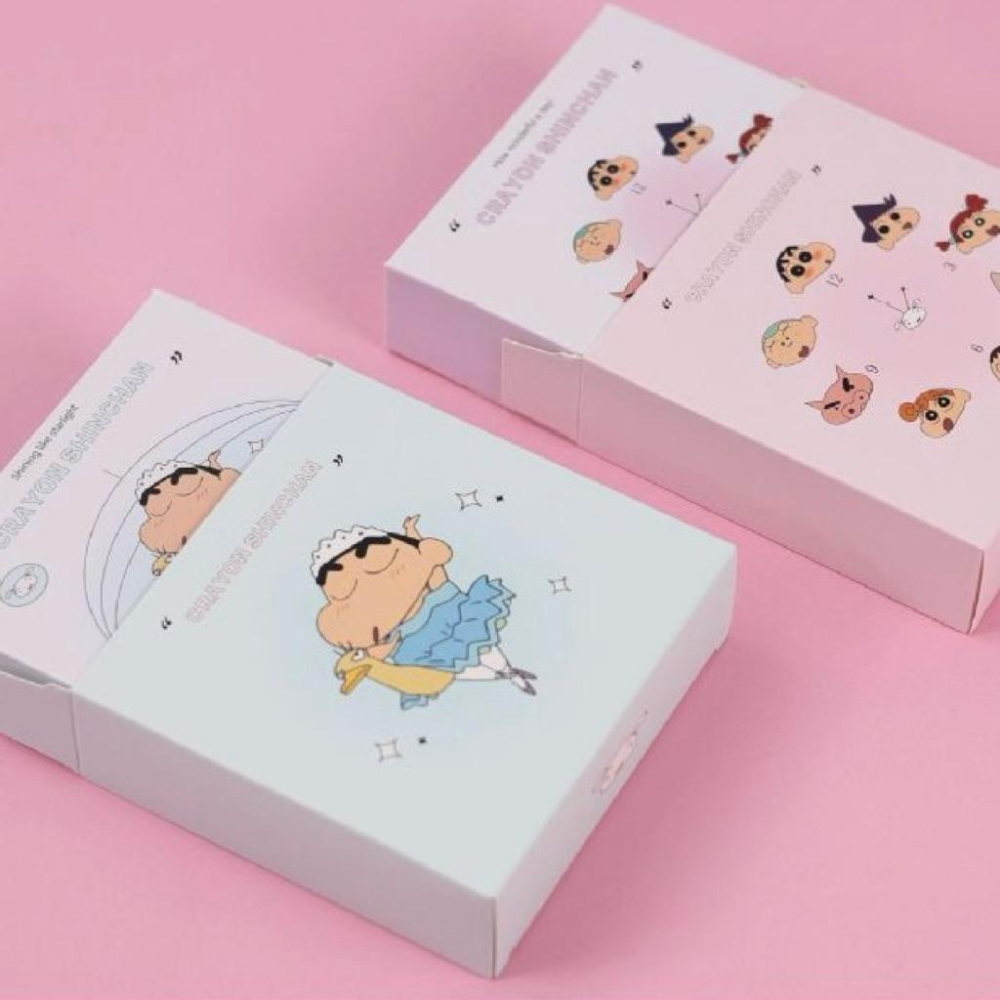 【台灣現貨🎁J&E比選物店】正版 蠟筆小新 20張 3寸 3孔活頁夾 小卡卡冊 拍立得相冊 紀念本 卡冊 相冊-細節圖4