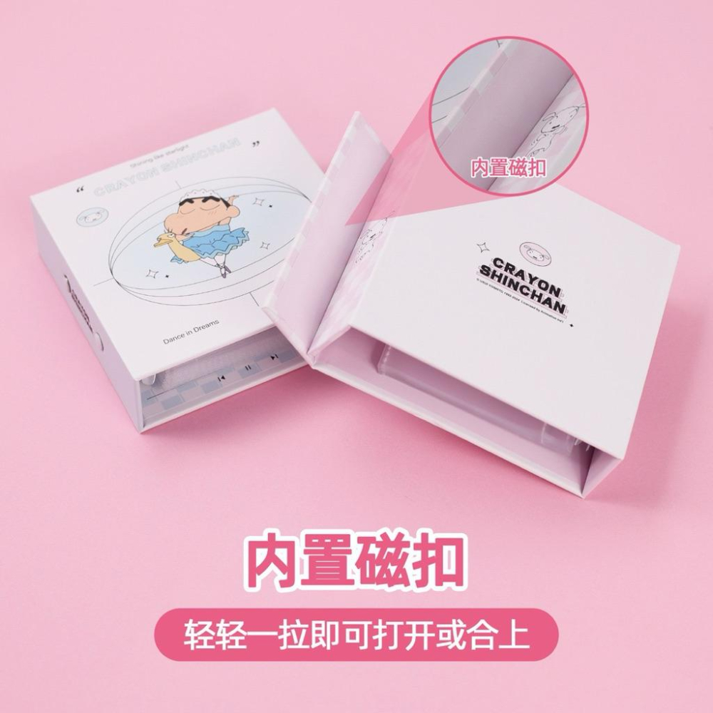 【台灣現貨🎁J&E比選物店】正版 蠟筆小新 20張 3寸 3孔活頁夾 小卡卡冊 拍立得相冊 紀念本 卡冊 相冊-細節圖6