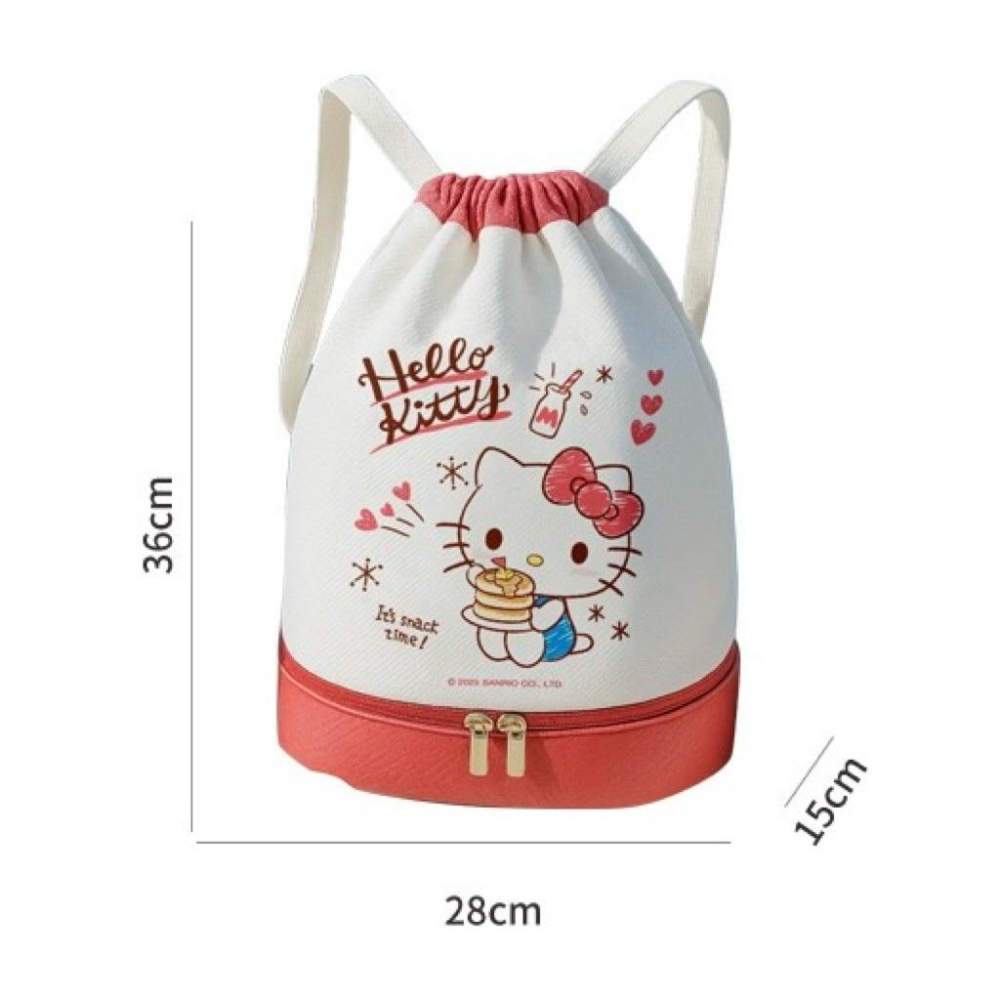 【台灣現貨🎁J&E比選物店】正版 三麗鷗 游泳包 玩水包 防水包 雙肩背包 背包 防水專用包 防水包袋 防水套 防水-細節圖2