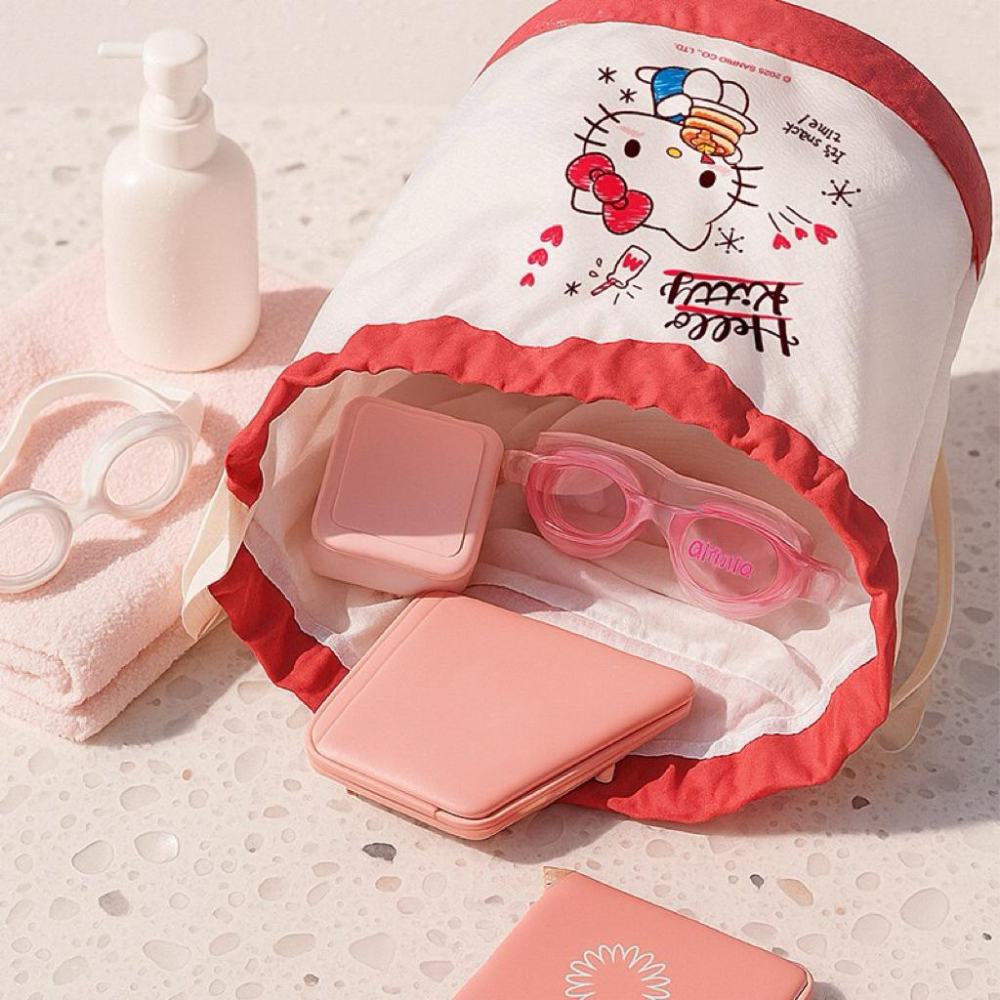 【台灣現貨🎁J&E比選物店】正版 三麗鷗 游泳包 玩水包 防水包 雙肩背包 背包 防水專用包 防水包袋 防水套 防水-細節圖4