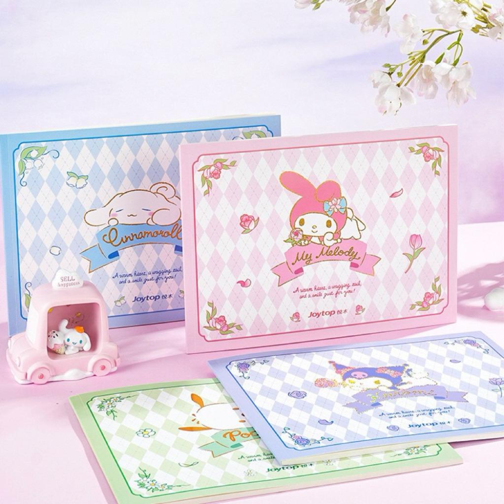 【台灣現貨🎁J&E比選物店】正版 三麗鷗 A4 28頁 畫畫本 繪圖本 素描本 美術 素描 畫畫 文具 畫冊 塗鴉-細節圖2