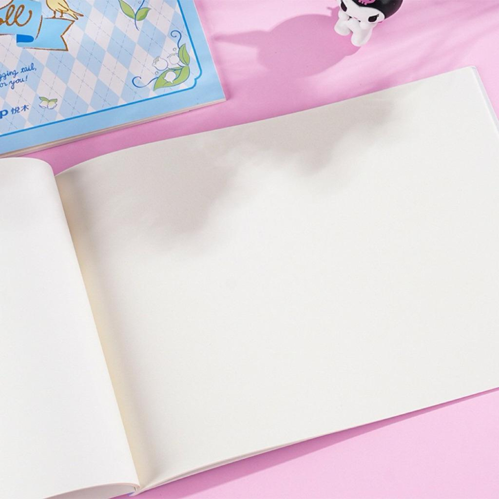【台灣現貨🎁J&E比選物店】正版 三麗鷗 A4 28頁 畫畫本 繪圖本 素描本 美術 素描 畫畫 文具 畫冊 塗鴉-細節圖4