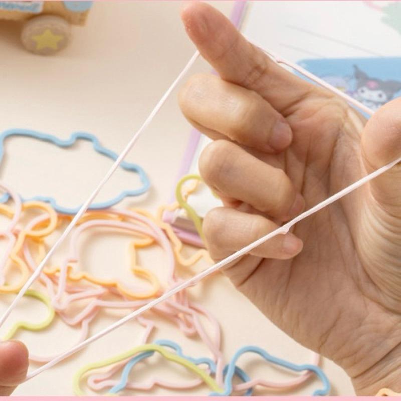 【台灣現貨🎁J&E比選物店】正版 三麗鷗 <20條1袋> 植物精油 防蚊手環 髮圈 精油手環 防蚊 驅蚊 防蚊香圈 手圈-細節圖5