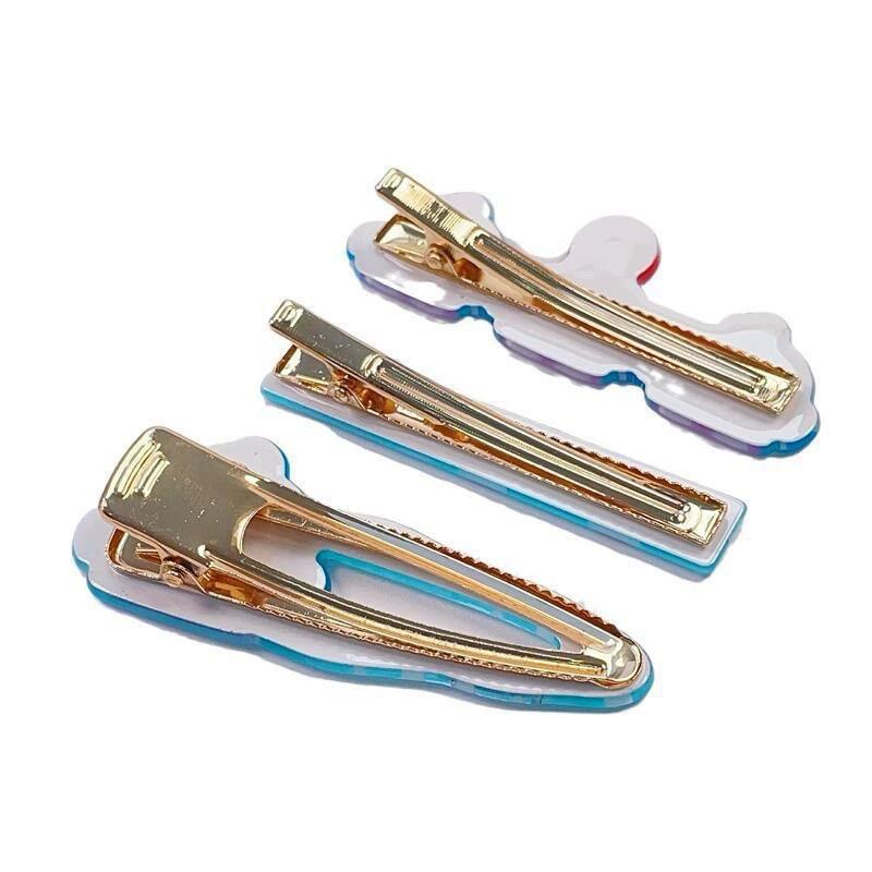 【台灣現貨🎁J&E比選物店】正版 三麗鷗 髮夾 可愛 一組3入 酷洛米 大耳狗 美樂蒂 漢頓 帕恰狗 瀏海夾 造型髮夾-細節圖6