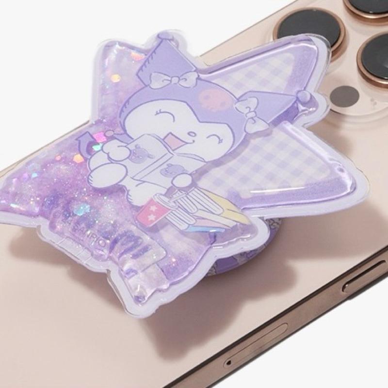 【台灣現貨🎁J&E比選物店】正版 三麗鷗 壓克力 可伸縮 手機 氣囊支架 手機支架 懶人手機架 手機支撐架 手機氣囊支架-細節圖2