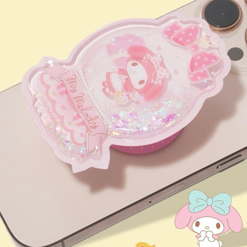 【台灣現貨🎁J&E比選物店】正版 三麗鷗 壓克力 可伸縮 手機 氣囊支架 手機支架 懶人手機架 手機支撐架 手機氣囊支架-細節圖4