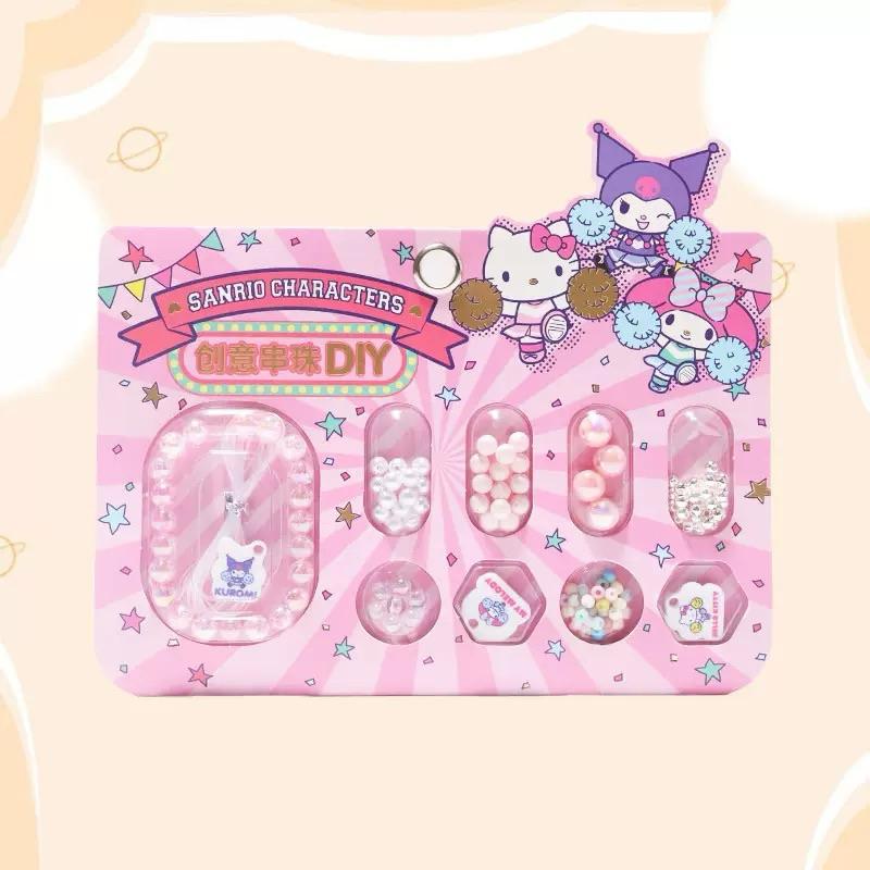 【台灣現貨🎁J&E比選物店】正版 三麗鷗 DIY 創意 串珠 串珠套裝 手工串珠 串珠禮盒 兒童串珠 創意串珠-細節圖4