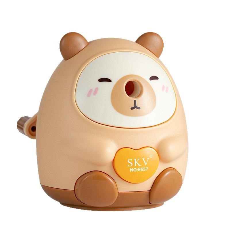 【台灣現貨🎁J&E比選物店】 卡皮巴拉 可調節 削鉛筆機 卡皮巴拉削鉛筆 削鉛筆 水豚 水豚君-細節圖2