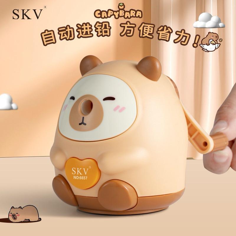 【台灣現貨🎁J&E比選物店】 卡皮巴拉 可調節 削鉛筆機 卡皮巴拉削鉛筆 削鉛筆 水豚 水豚君-細節圖4