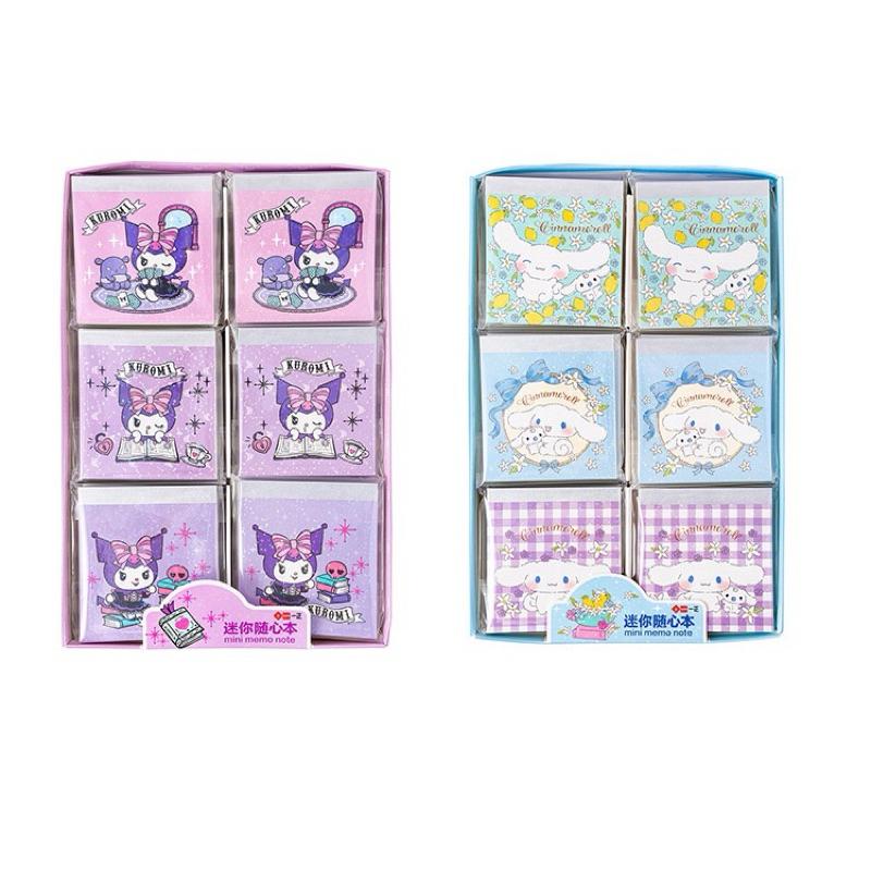 【台灣現貨🎁J&E比選物店】正版 三麗鷗 迷你筆記本 可撕 無黏性 60張 隨身本 便條紙 筆記本 手帳本 無線膠裝-細節圖2