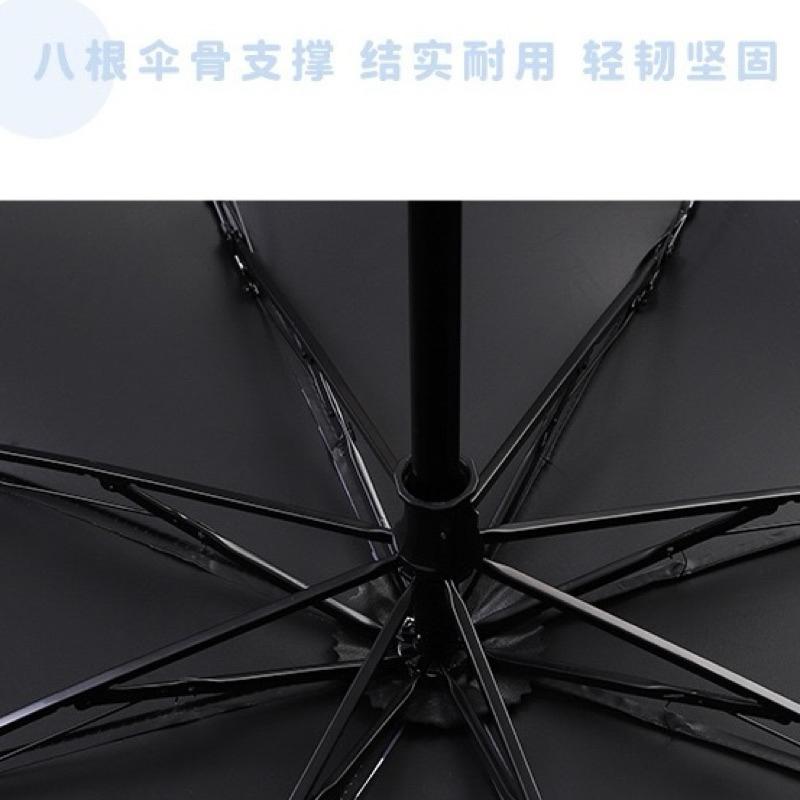 【台灣現貨🎁J&E比選物店】正版 三麗鷗 <手動>晴雨傘 雨傘 黑膠 防曬傘 折疊傘 三折 太陽傘 陽傘 遮陽 防曬-細節圖7