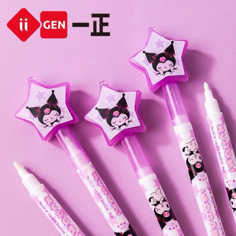 【台灣現貨🎁J&E比選物店】正版 三麗鷗 隱形筆 隱形標記筆 照燈顯示 燈照筆 照燈筆 螢光筆 記號筆 秘密隱形筆-細節圖7