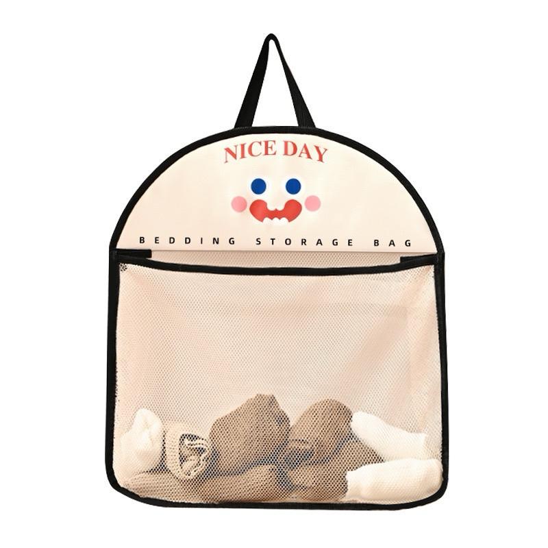 【台灣現貨🎁J&E比選物店】懸掛式 透氣網孔 收納袋 置物袋 衣物袋 襪子收納 內衣收納 透氣收納袋 衣櫥收納 洗衣袋-細節圖2