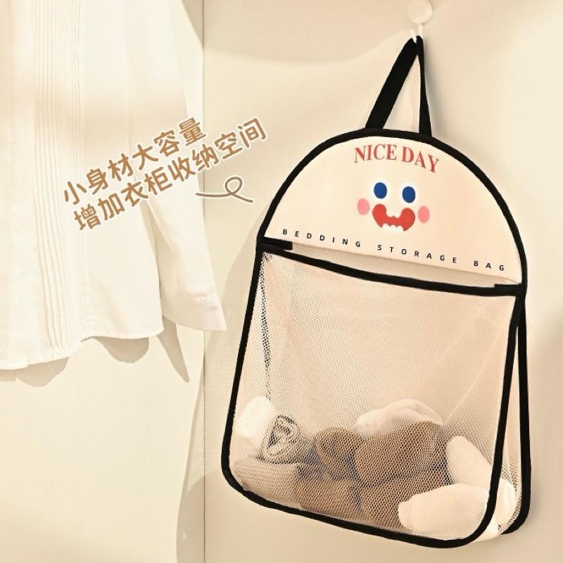 【台灣現貨🎁J&E比選物店】懸掛式 透氣網孔 收納袋 置物袋 衣物袋 襪子收納 內衣收納 透氣收納袋 衣櫥收納 洗衣袋-細節圖5