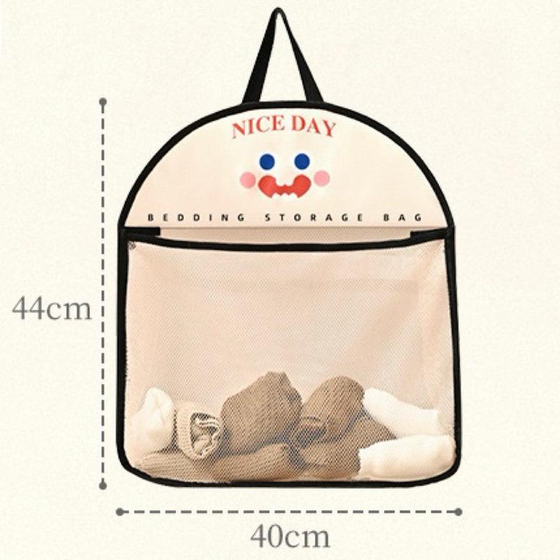 【台灣現貨🎁J&E比選物店】懸掛式 透氣網孔 收納袋 置物袋 衣物袋 襪子收納 內衣收納 透氣收納袋 衣櫥收納 洗衣袋-細節圖9