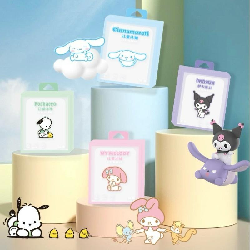 【台灣現貨🎁J&E比選物店】正版 三麗鷗 兒童 防曬冰絲袖套 防曬袖套 涼感袖套 冰絲袖套 袖套 戶外防曬 防紫外線-細節圖3