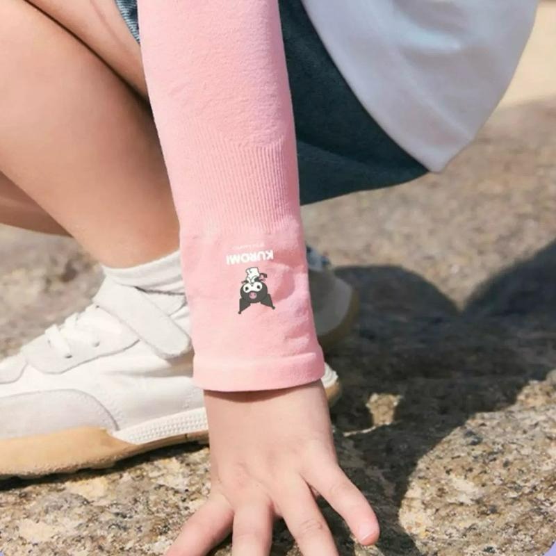 【台灣現貨🎁J&E比選物店】正版 三麗鷗 兒童 防曬冰絲袖套 防曬袖套 涼感袖套 冰絲袖套 袖套 戶外防曬 防紫外線-細節圖5