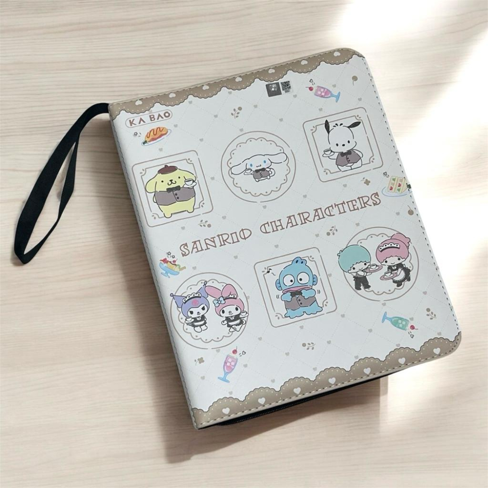【台灣現貨🎁J&E比選物店】正版 三麗鷗 卡冊 豪華大卡冊 卡片 卡牌 收納冊 收藏冊 九宮格活頁 集卡冊 拉鏈 活頁-細節圖5