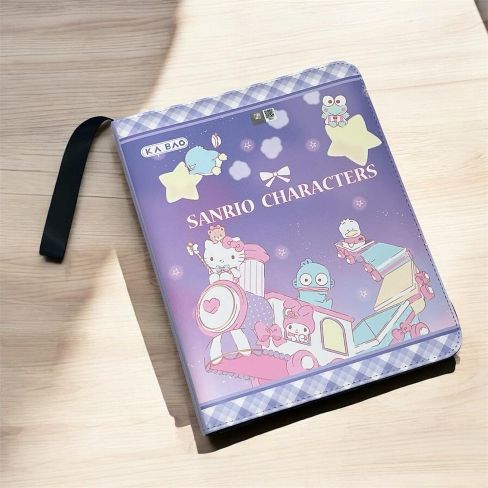 【台灣現貨🎁J&E比選物店】正版 三麗鷗 卡冊 豪華大卡冊 卡片 卡牌 收納冊 收藏冊 九宮格活頁 集卡冊 拉鏈 活頁-細節圖7