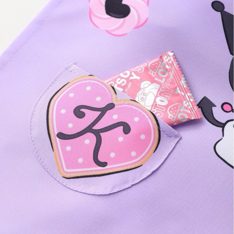 【台灣現貨🎁J&E比選物店】正版 三麗鷗 兒童圍裙 圍裙 口袋設計 透氣 防污 防髒 畫畫圍裙 烘培圍裙 庫洛米 美樂蒂-細節圖4
