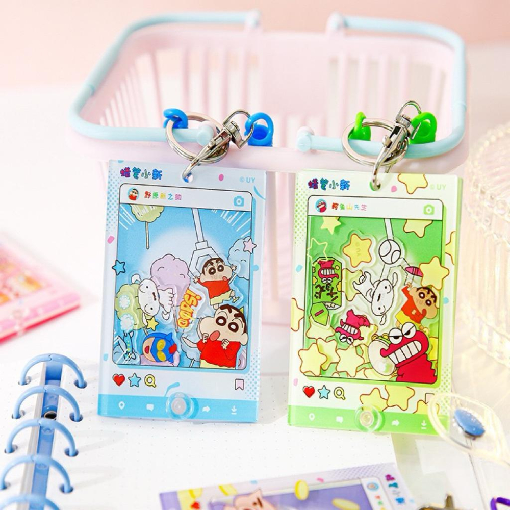 【台灣現貨🎁J&E比選物店】正版 蠟筆小新 證件套 卡套 證件保護套 識別證套 識別證 悠遊卡 一卡通 透明保護套 夾套-細節圖8