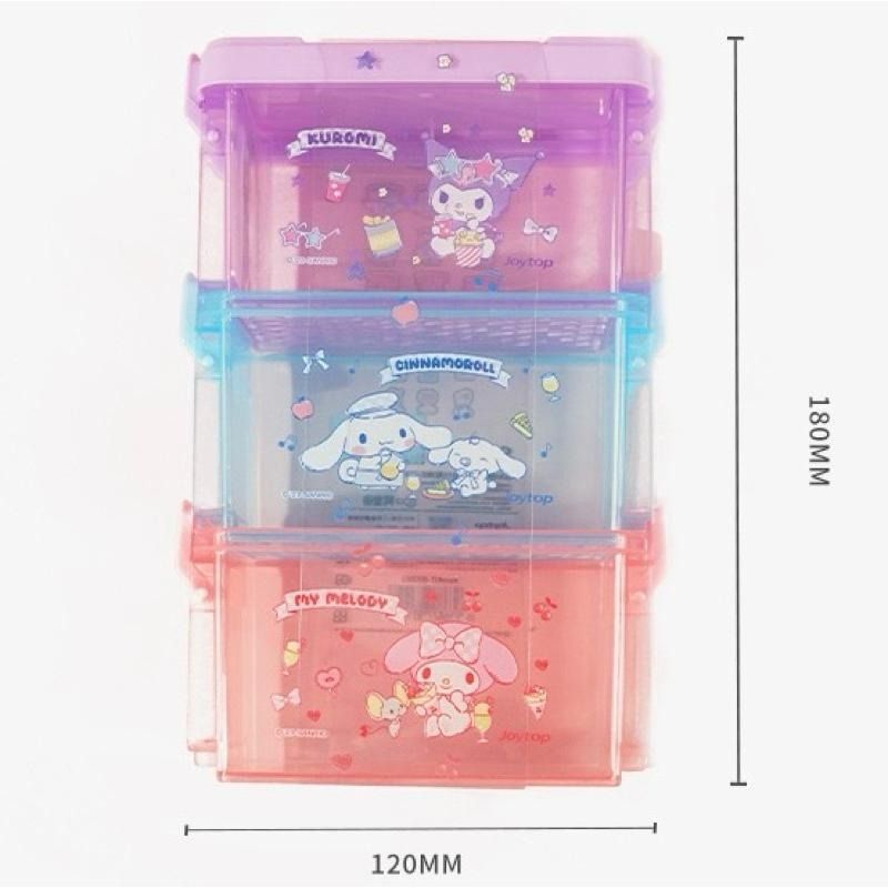 【台灣現貨🎁J&E比選物店】正版 三麗鷗 蠟筆小新 迷你款 疊疊收納盒 盒內贈送貼紙 收納盒 三層收納盒 桌面收納 收納-細節圖2