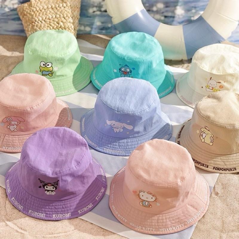 【台灣現貨🎁J&E比選物店】 正版 三麗鷗 漁夫帽 帽子 遮陽帽 防曬 三麗鷗帽子 三麗鷗漁夫帽 三麗鷗防曬帽-細節圖3