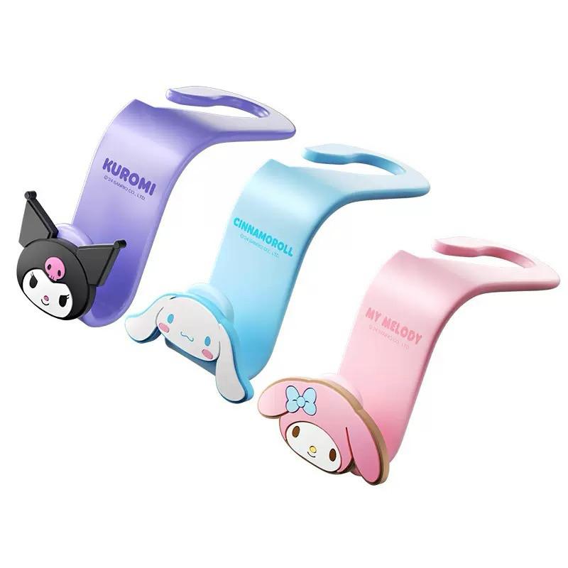 【台灣現貨🎁J&E比選物店】正版 三麗鷗 車用掛勾 掛勾 免黏貼掛勾 車載掛勾 車用 耐重掛勾 收納 單頭掛勾 雙頭掛勾-細節圖4