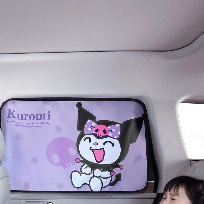 【台灣現貨🎁J&E比選物店】正版 三麗鷗 磁吸 車用窗簾 防曬窗簾 車窗簾 遮陽隔熱 車用 窗簾 夏日窗簾 遮陽窗簾-細節圖5
