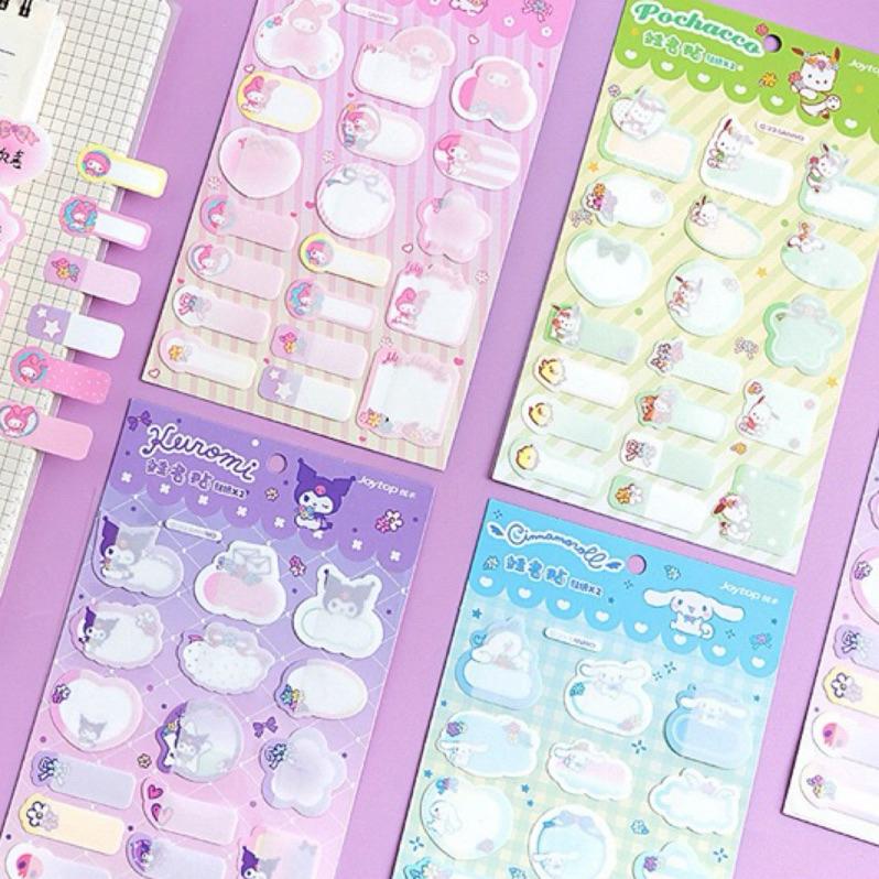 【台灣現貨🎁J&E比選物店】 正版 三麗鷗 防水姓名貼 防水標籤貼 防水 姓名貼 標籤貼 貼紙 標籤 文具-細節圖7