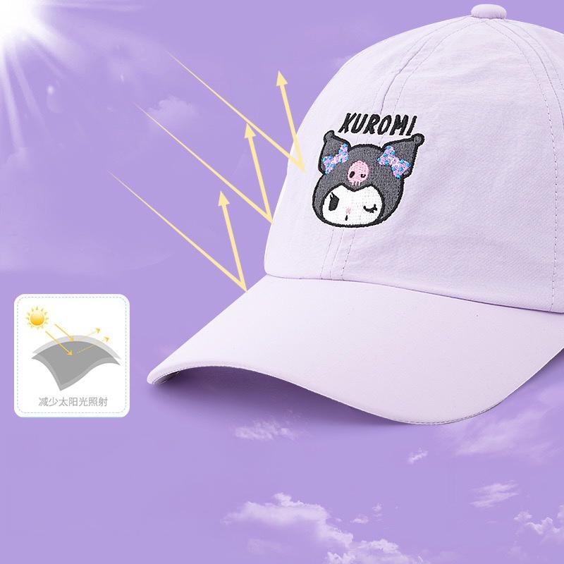 【台灣現貨🎁J&E比選物店】正版 三麗鷗 兒童 童帽 鴨舌帽 帽子 遮陽帽 防曬 三麗鷗帽子 三麗鷗鴨舌帽 三麗鷗防曬帽-細節圖9