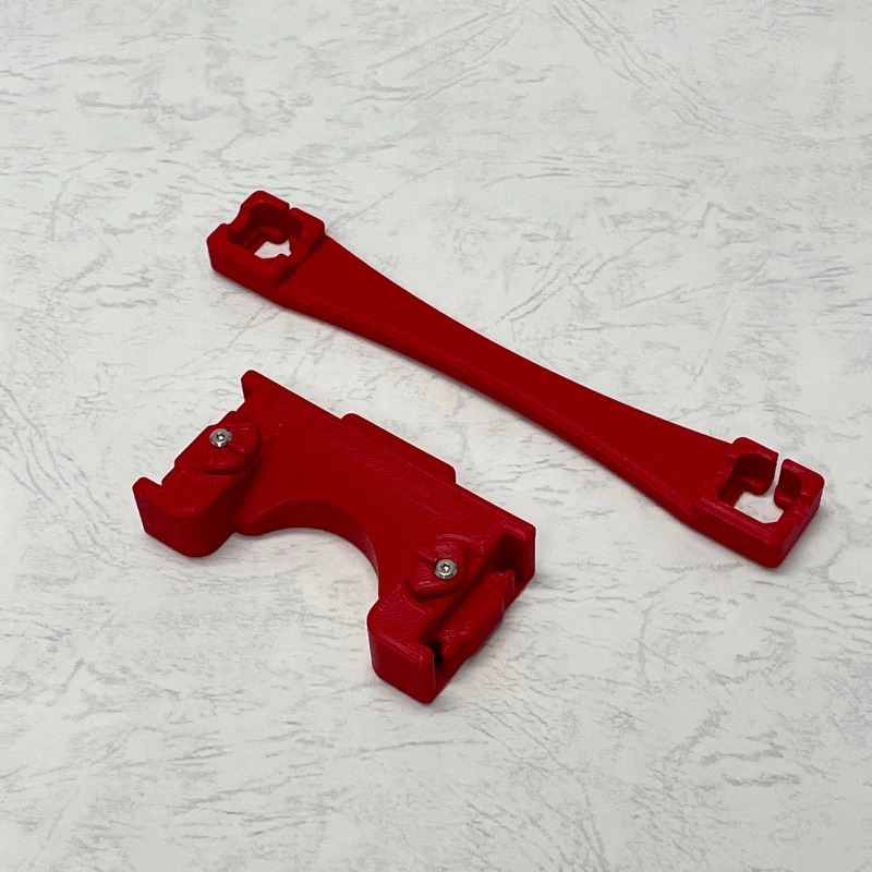 戰鬥陀螺X 雙重 旋風發射器 簡易轉接座 邊緣人 練習 實驗 雙發射器 軸心 3D列印-規格圖3