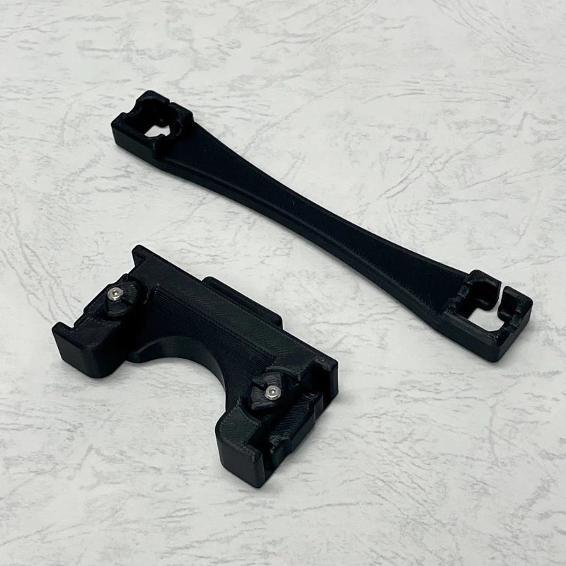 戰鬥陀螺X 雙重 旋風發射器 簡易轉接座 邊緣人 練習 實驗 雙發射器 軸心 3D列印-規格圖3