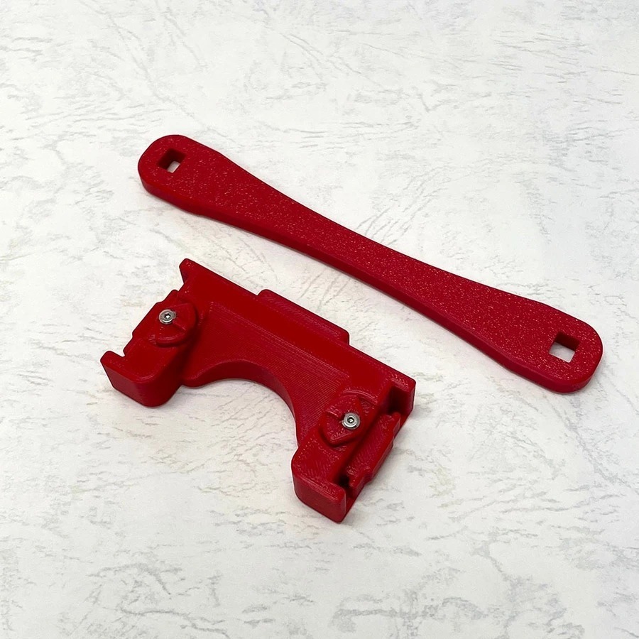 戰鬥陀螺X 雙重 拉條 發射器 轉接座 邊緣人 練習 實驗 雙發射器 軸心 3D列印-規格圖4