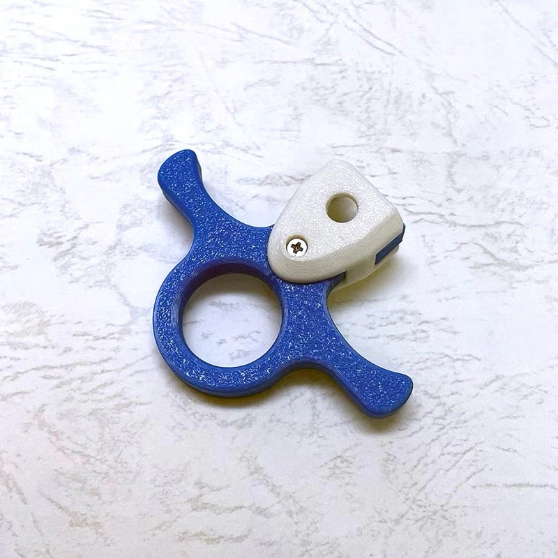 軟質拉柄 3D列印 戰鬥陀螺X X世代 旋風發射器 專用 軟質 安全 拉柄 小朋友適用 減緩回收速度 輔助握-規格圖4