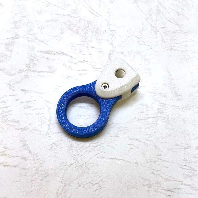 軟質拉柄 3D列印 戰鬥陀螺X X世代 旋風發射器 專用 軟質 安全 拉柄 小朋友適用 減緩回收速度 輔助握-規格圖4