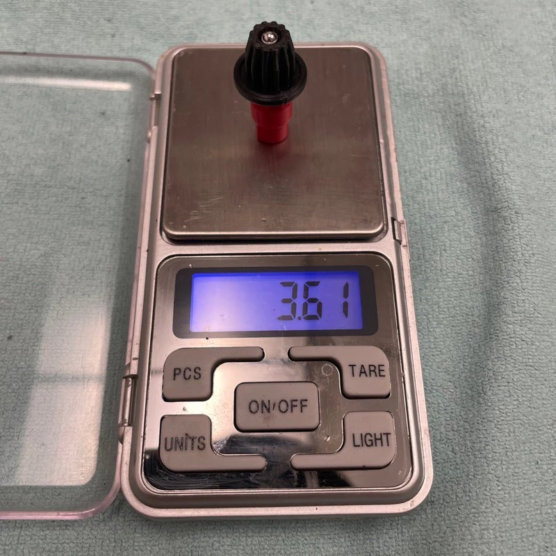 紅黑軸 戰鬥陀螺X X世代 金屬 軸心 攻擊 GP軸 金屬彈性圓頭 3D列印-細節圖2