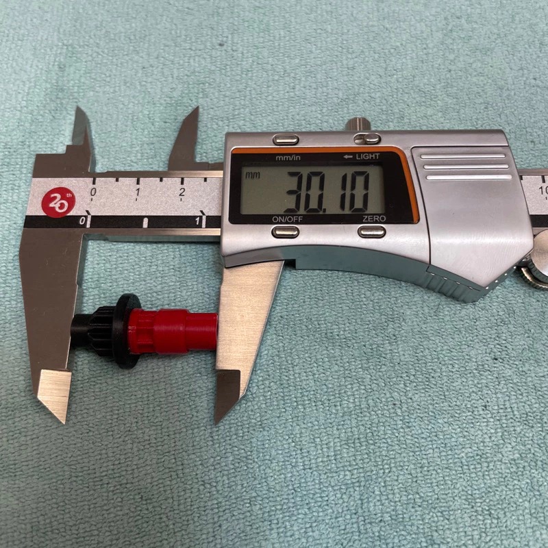 3D列印 紅黑軸 戰鬥陀螺X X世代 金屬 軸心 平衡 P軸 彈性圓頭-細節圖3