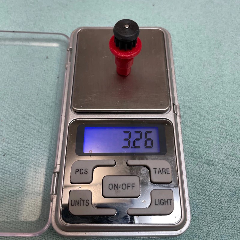 3D列印 紅黑軸 戰鬥陀螺X X世代 金屬 軸心 持久 左迴旋可用 吸收 MB軸 培林軸-細節圖2