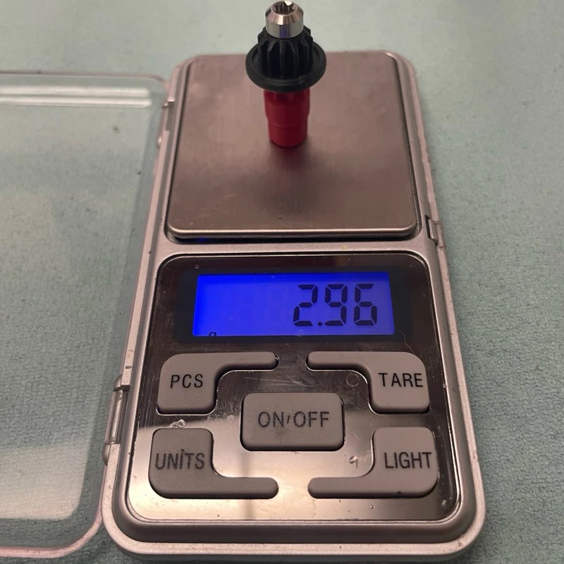 3D列印 紅黑軸 戰鬥陀螺X X世代 金屬 軸心 平衡 T軸 鈦金屬頭-細節圖2