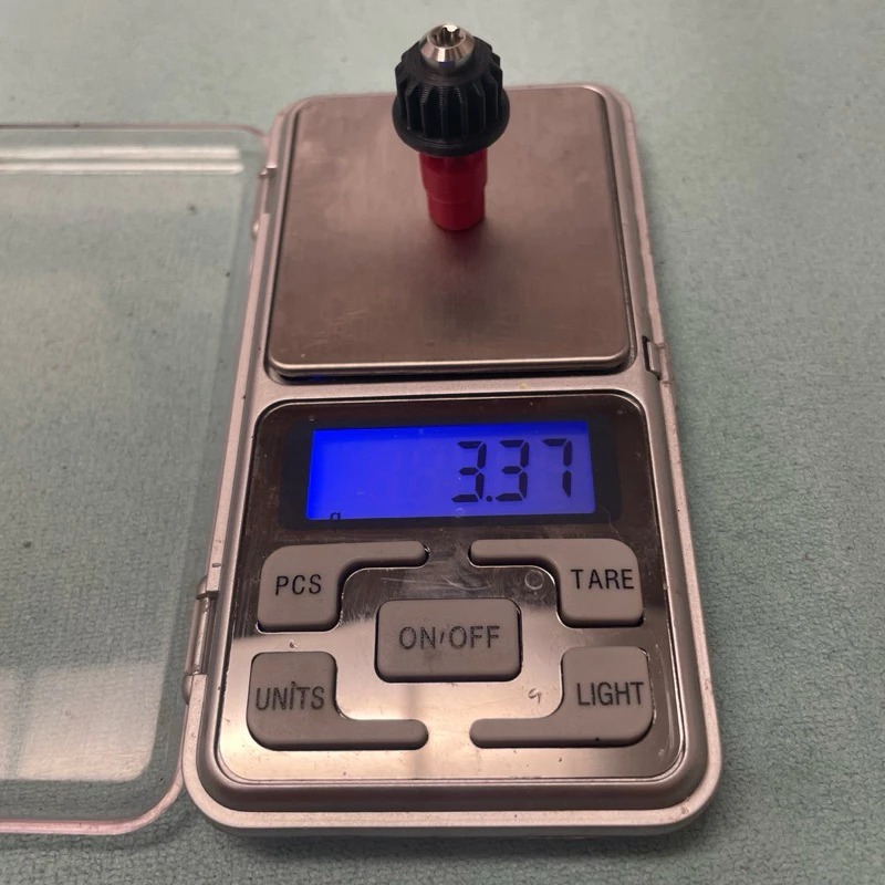 紅黑軸 戰鬥陀螺X X世代 金屬 16齒 軸心 平衡 T軸 鈦金屬頭 3D列印-細節圖2